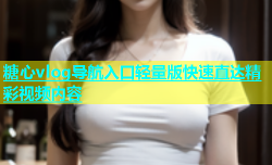 糖心vlog导航入口轻量版快速直达精彩视频内容