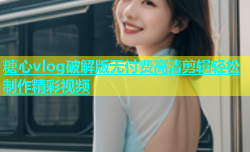 糖心vlog破解版无付费高清剪辑轻松制作精彩视频