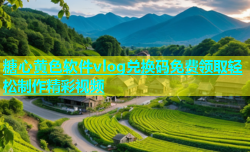 糖心黄色软件vlog兑换码免费领取轻松制作精彩视频
