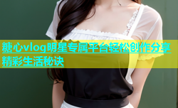 糖心vlog明星专属平台轻松创作分享精彩生活秘诀