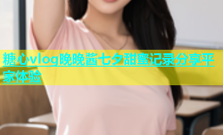 糖心vlog晚晚酱七夕甜蜜记录分享平家体验