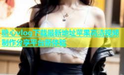 糖心vlog下载最新地址苹果高清视频制作分享平台新体验