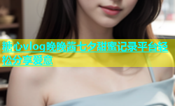 糖心vlog晚晚酱七夕甜蜜记录平台轻松分享爱意