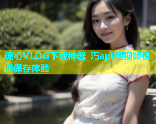 糖心VLOG下载神器 汅api短视频极速保存体验  第1张