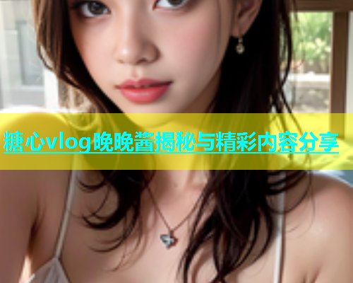 糖心vlog晚晚酱揭秘与精彩内容分享  第2张
